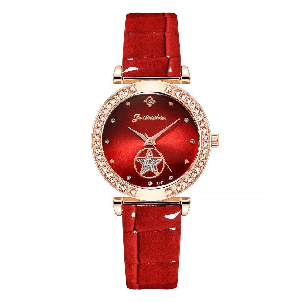 Fashion Simple Rhinestone Ladies Belt Watch - fadidesign