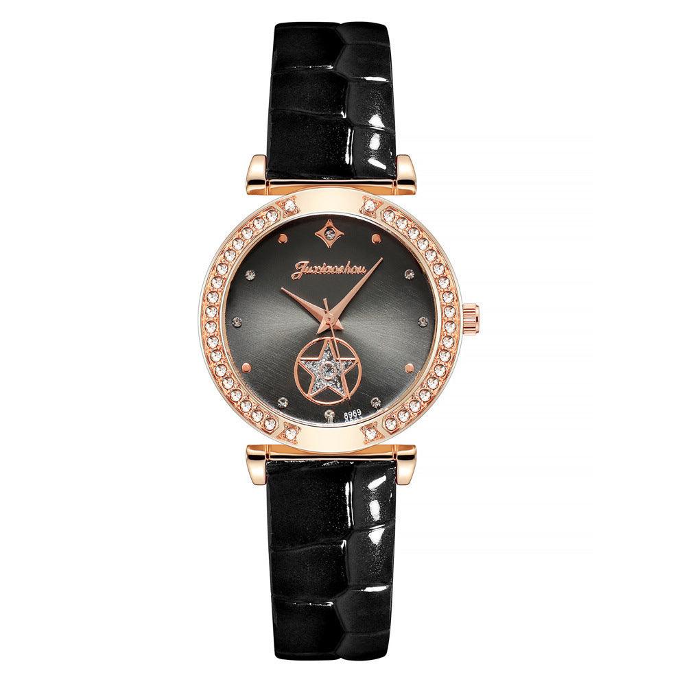 Fashion Simple Rhinestone Ladies Belt Watch - fadidesign