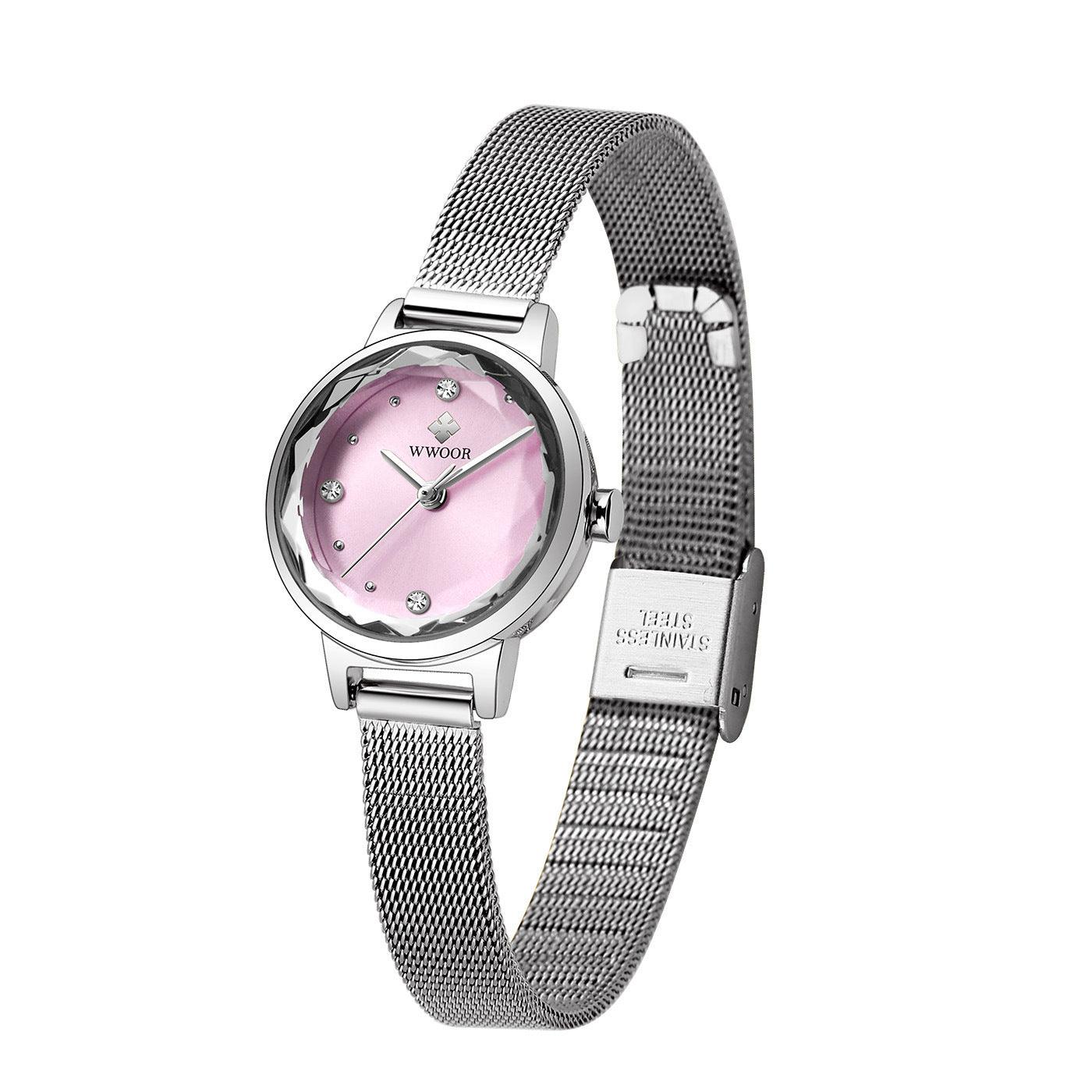 Fashion Simple Women's Quartz Watch Mesh Strap - fadidesign