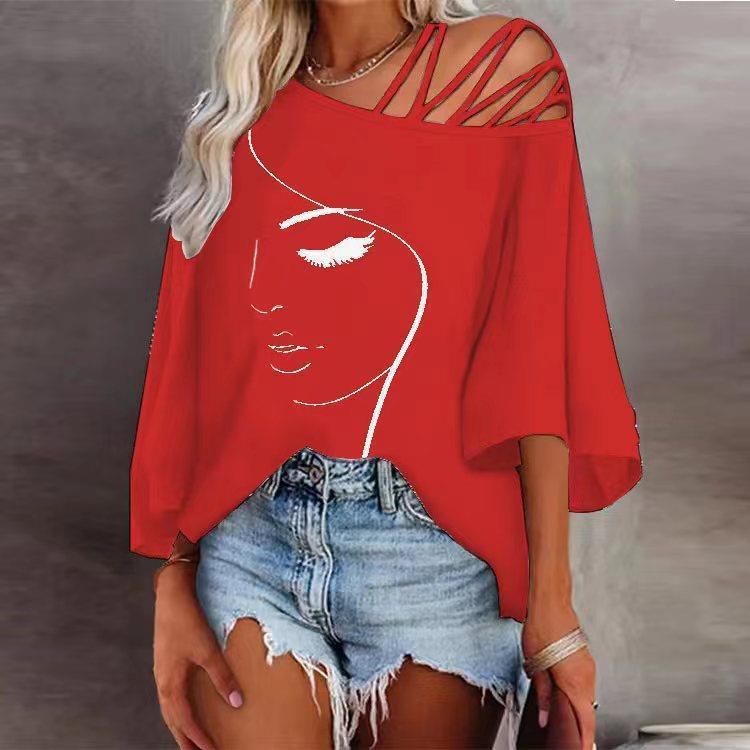 Fashion Stitching Loose Casual Tops For Women - fadidesign