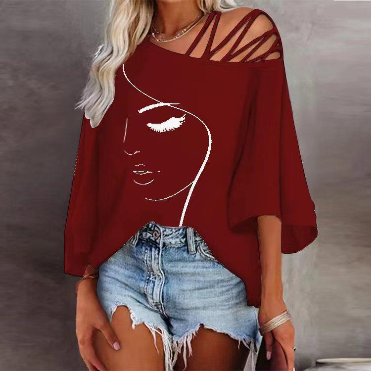 Fashion Stitching Loose Casual Tops For Women - fadidesign