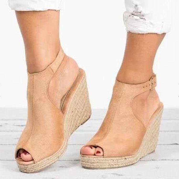 Fashion Women Platform Sandals Peep Toe Spartan Sandals Women Summer Wedges High Heel Shoes - fadidesign