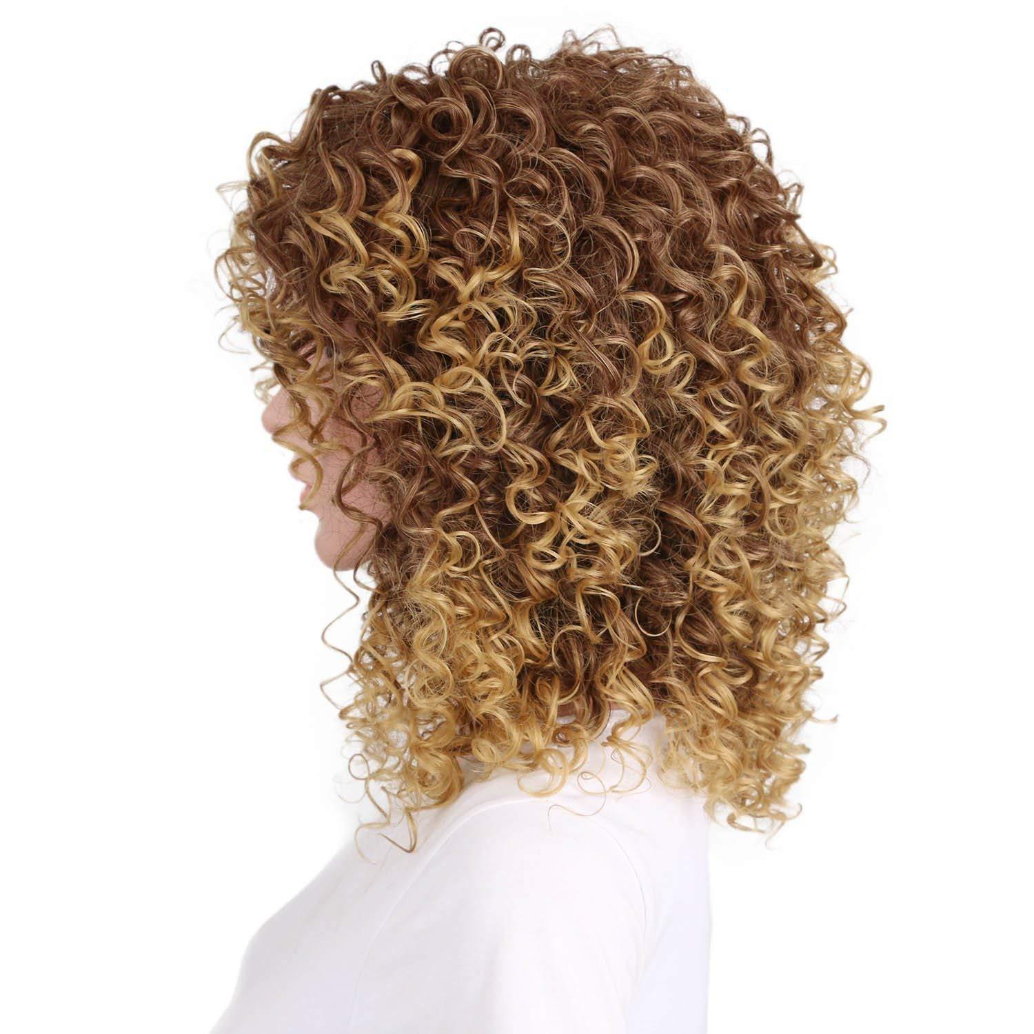 Fashionable chemical short curly hair wig - fadidesign