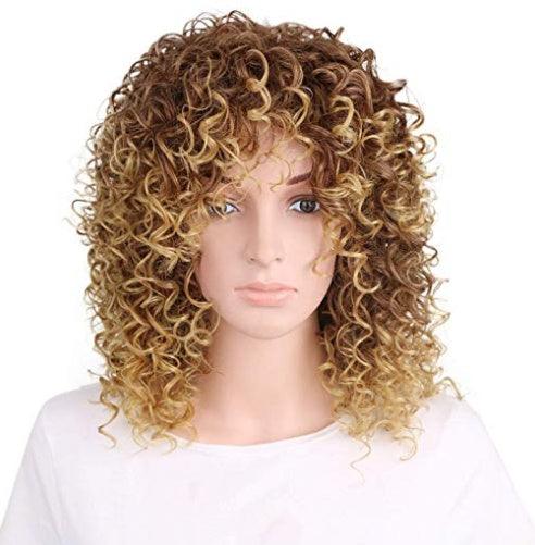 Fashionable chemical short curly hair wig - fadidesign