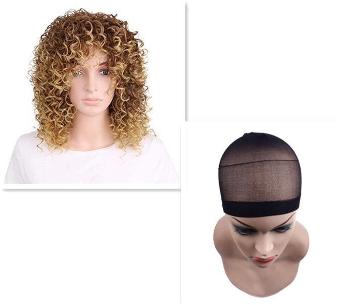 Fashionable chemical short curly hair wig - fadidesign