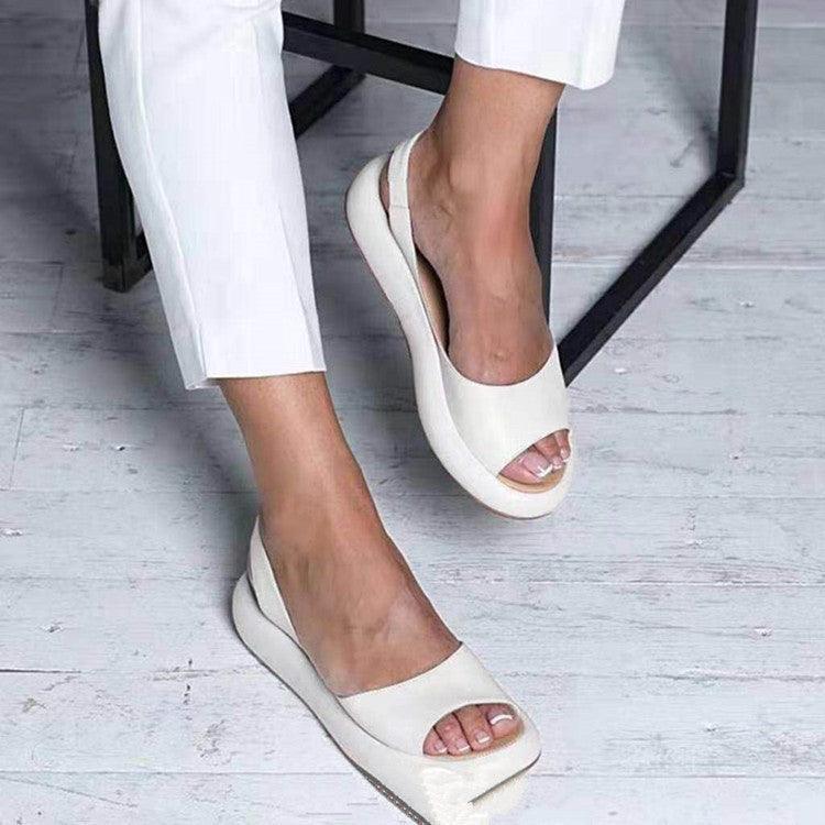 Flat size sandals plus size women slippers - fadidesign