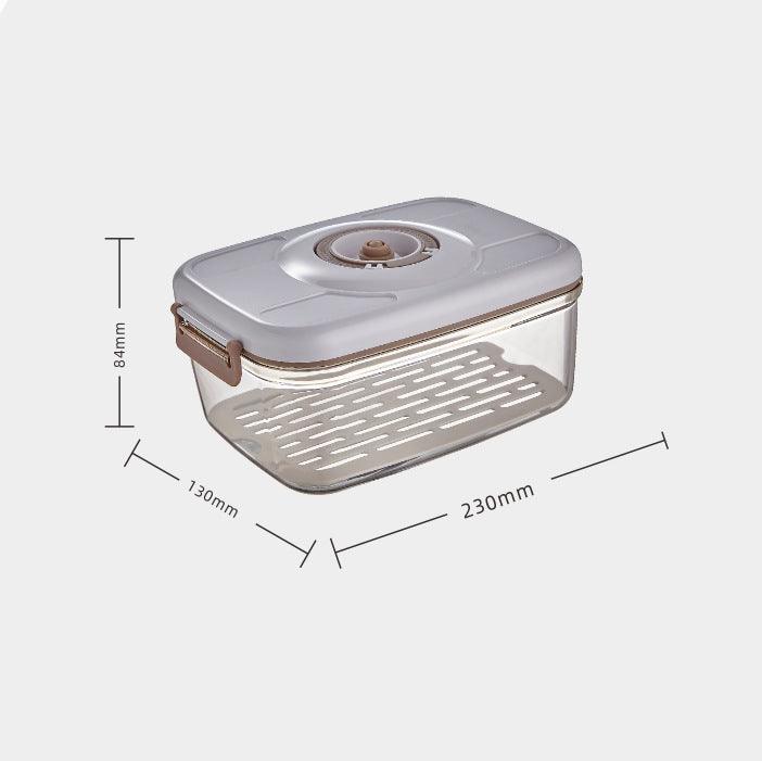 Food Vacuum Storage Box With Free Vacuum Kitchen Sealer Container Transparent Organization Sealed Tank Cans Lunch Box Gift - fadidesign