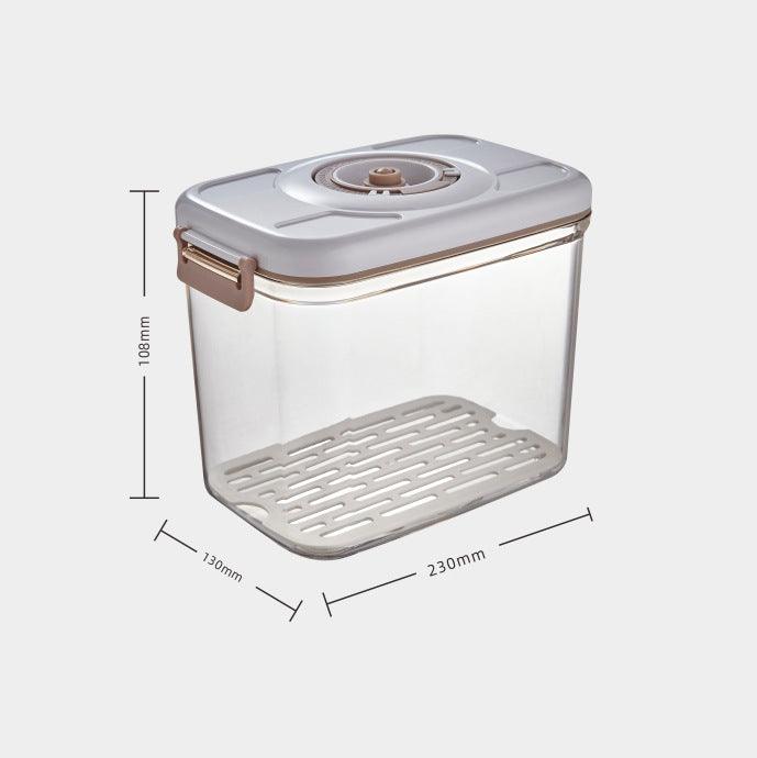 Food Vacuum Storage Box With Free Vacuum Kitchen Sealer Container Transparent Organization Sealed Tank Cans Lunch Box Gift - fadidesign