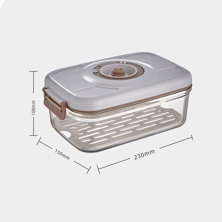 Food Vacuum Storage Box With Free Vacuum Kitchen Sealer Container Transparent Organization Sealed Tank Cans Lunch Box Gift - fadidesign