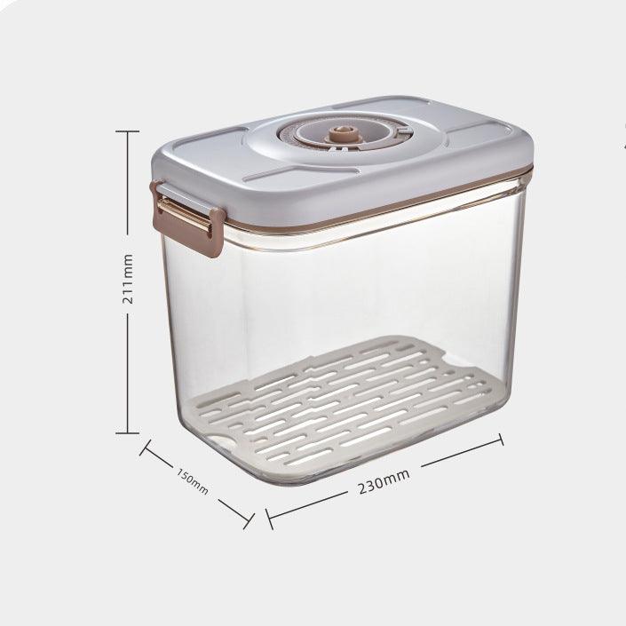 Food Vacuum Storage Box With Free Vacuum Kitchen Sealer Container Transparent Organization Sealed Tank Cans Lunch Box Gift - fadidesign