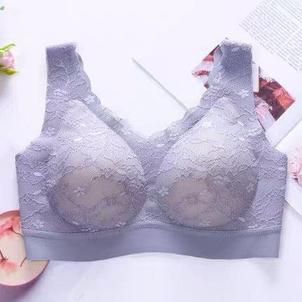 Gathered invisible vest bra beautiful back bra - fadidesign