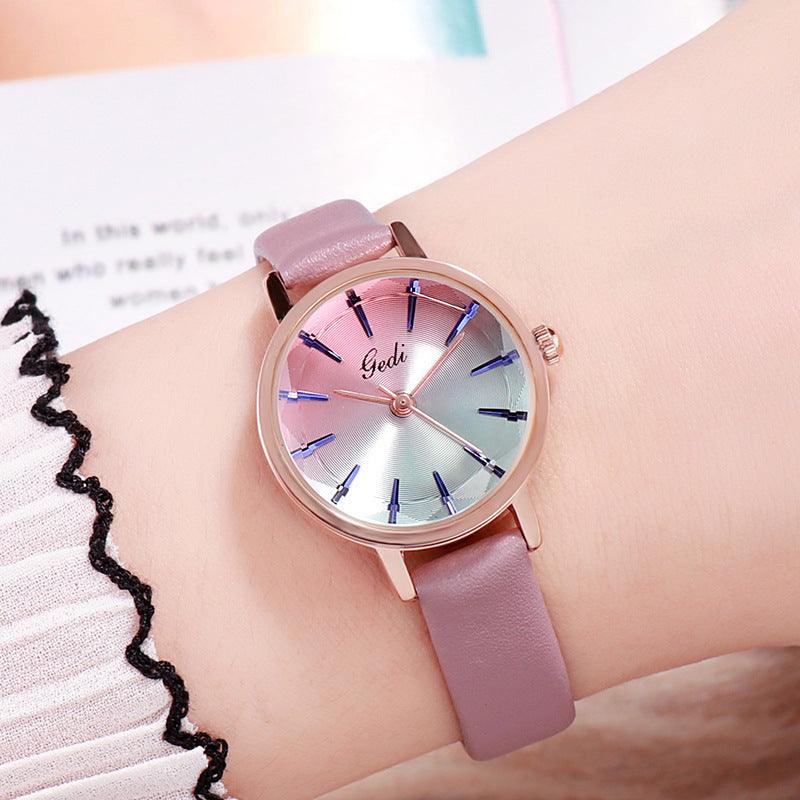 Gradient Belt Waterproof Ladies Watch - fadidesign