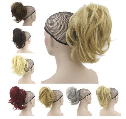 Grip ponytail short hair female curly hair wig flexible hair ponytail - fadidesign