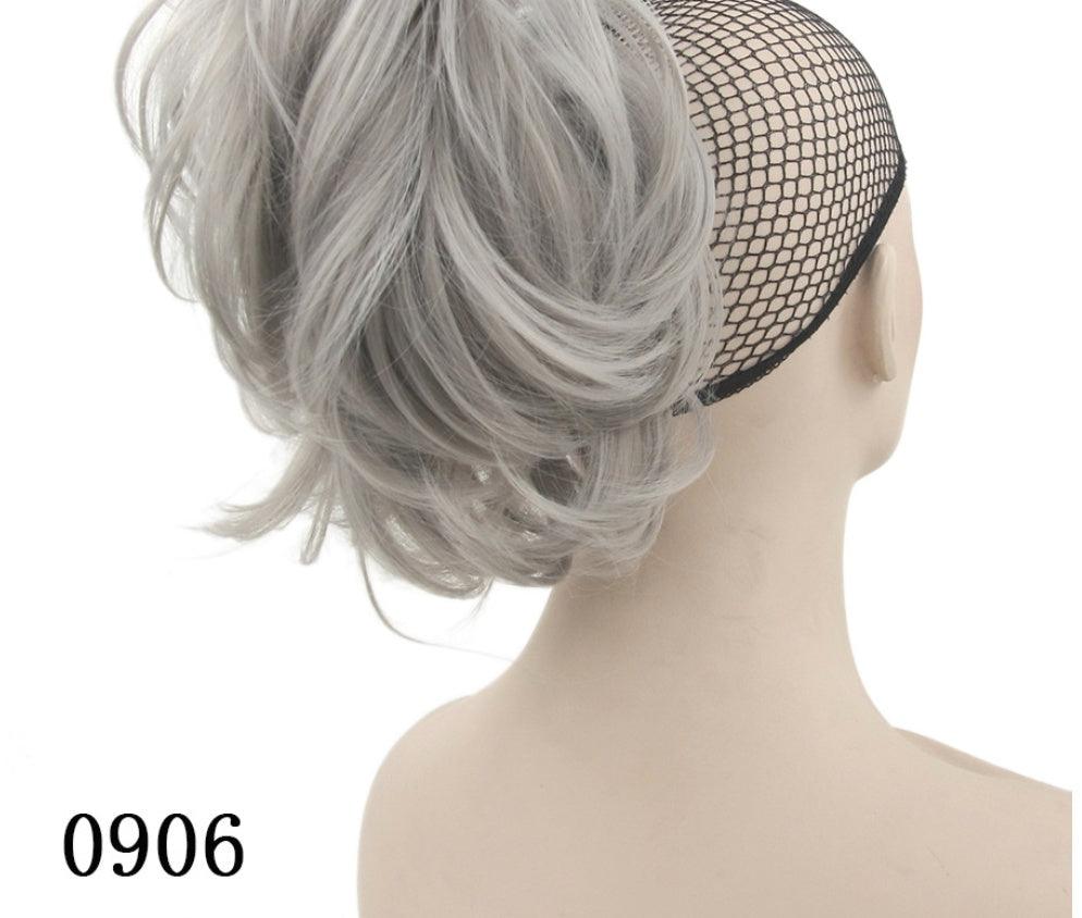 Grip ponytail short hair female curly hair wig flexible hair ponytail - fadidesign