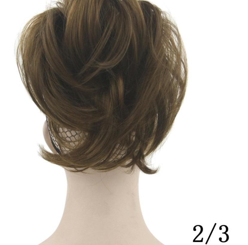 Grip ponytail short hair female curly hair wig flexible hair ponytail - fadidesign