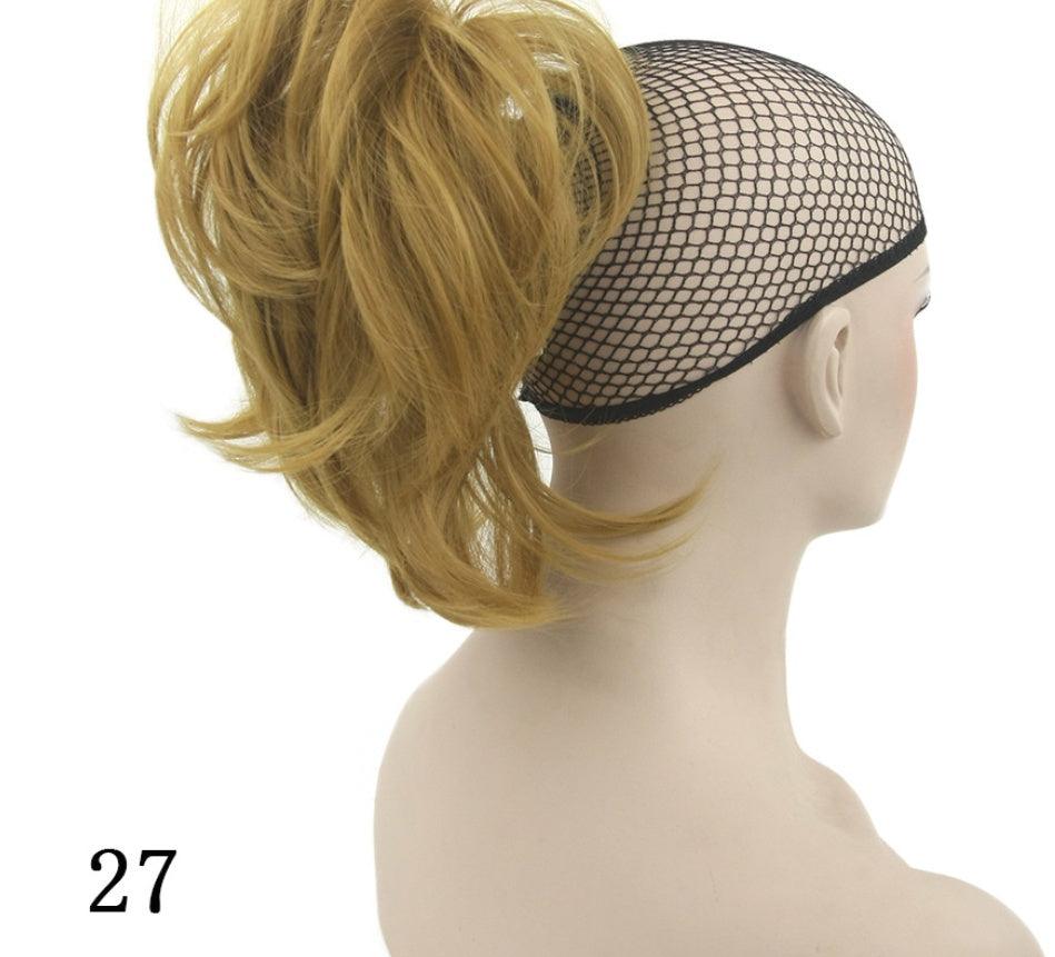 Grip ponytail short hair female curly hair wig flexible hair ponytail - fadidesign