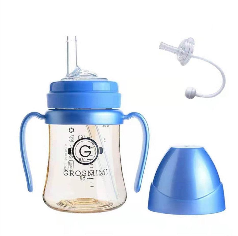 Grosmimi's New Grosmimi Korean Drinking Straw Cup PPSU Environmental Protection Leak-proof And Choking 300ml - fadidesign