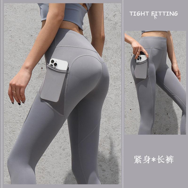 Gym Sport Seamless Leggings With Pockets Push Up High Waist Pants Women Fitness Running Yoga Pants Gym Sport Seamless Leggings - fadidesign