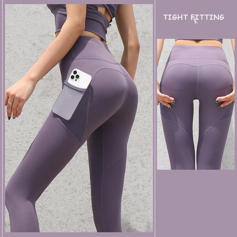 Gym Sport Seamless Leggings With Pockets Push Up High Waist Pants Women Fitness Running Yoga Pants Gym Sport Seamless Leggings - fadidesign