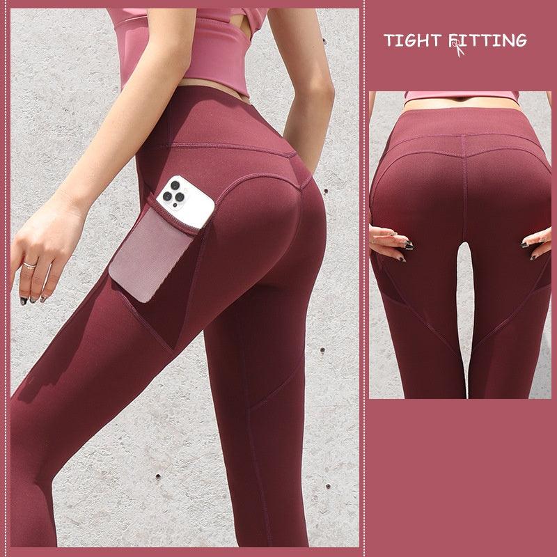 Gym Sport Seamless Leggings With Pockets Push Up High Waist Pants Women Fitness Running Yoga Pants Gym Sport Seamless Leggings - fadidesign