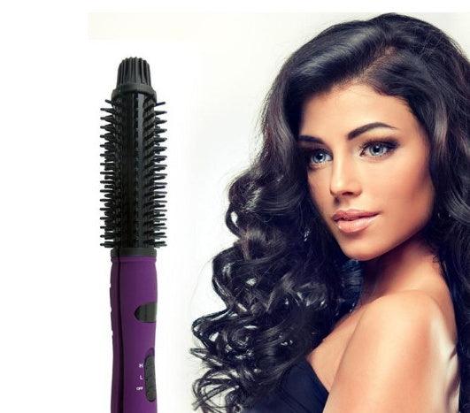 Hair curling stick dual-purpose hair straightener buckle hair curler electric coil comb plywood - fadidesign