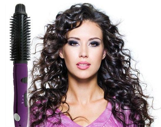 Hair curling stick dual-purpose hair straightener buckle hair curler electric coil comb plywood - fadidesign