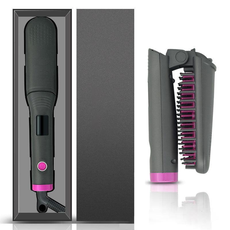 Hair Straightener, Curly Hair, Wet And Dry, Lazy Portable Negative Ion Straightener - fadidesign