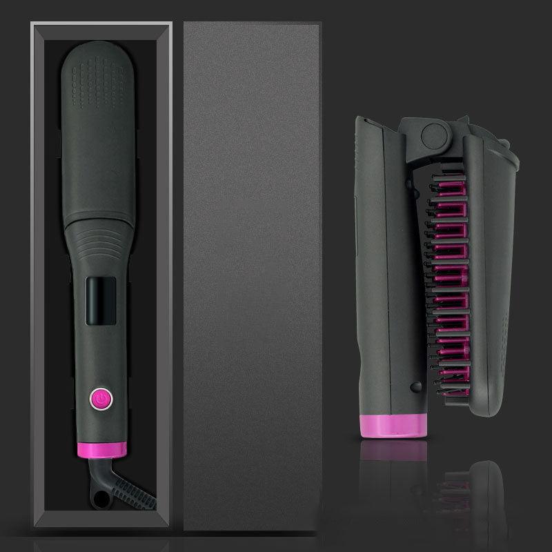 Hair Straightener, Curly Hair, Wet And Dry, Lazy Portable Negative Ion Straightener - fadidesign