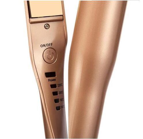 Hair straightener splint double use Hair curler rolling perm Suitable for wet and dry hair Straightening hair Plywood - fadidesign