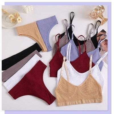 High Waist Elastic Women Underwear Bra Ice Silk Female Girls - fadidesign