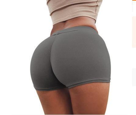 High Waist Stretch Fitness Yoga Gym Shorts Seamless Short Scrunch Butt - fadidesign