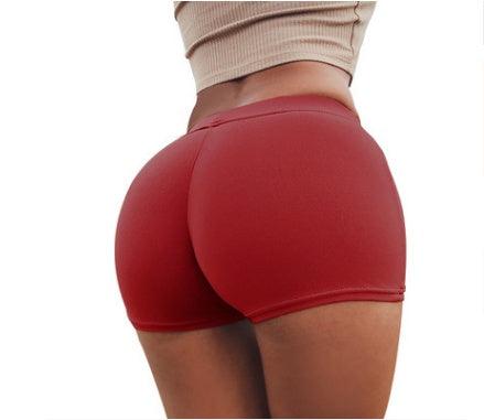 High Waist Stretch Fitness Yoga Gym Shorts Seamless Short Scrunch Butt - fadidesign