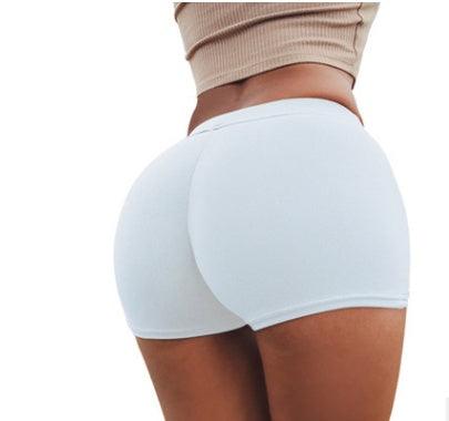 High Waist Stretch Fitness Yoga Gym Shorts Seamless Short Scrunch Butt - fadidesign