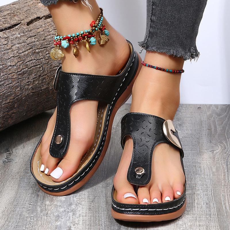 Hollow Out Sandals Rome Style Slippers For Women - fadidesign