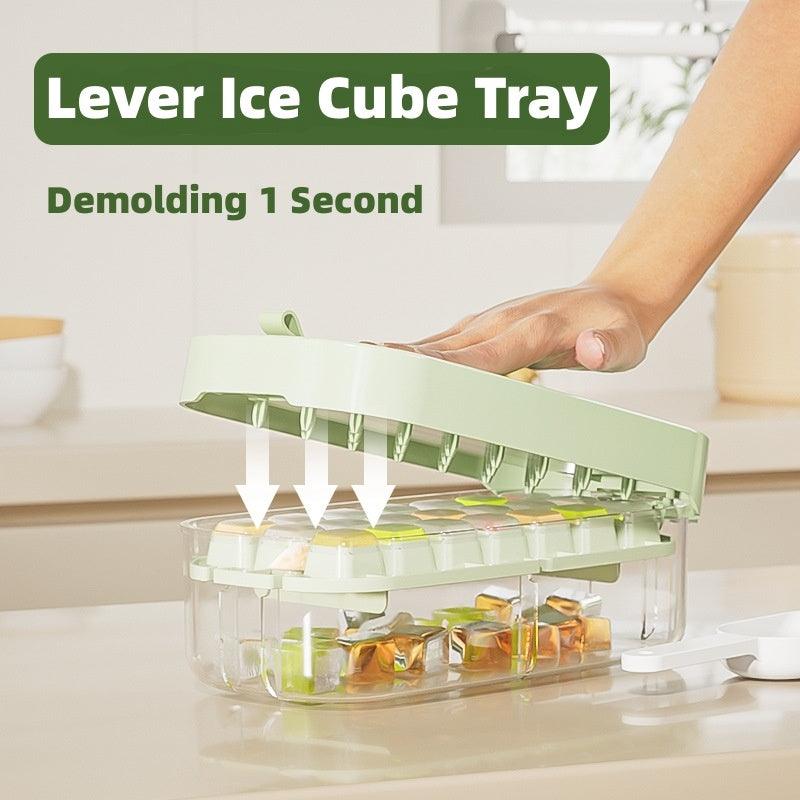 Ice Box Ice Cube Tray Grid High Capacity Food Grade Kitchen Gadgets - fadidesign