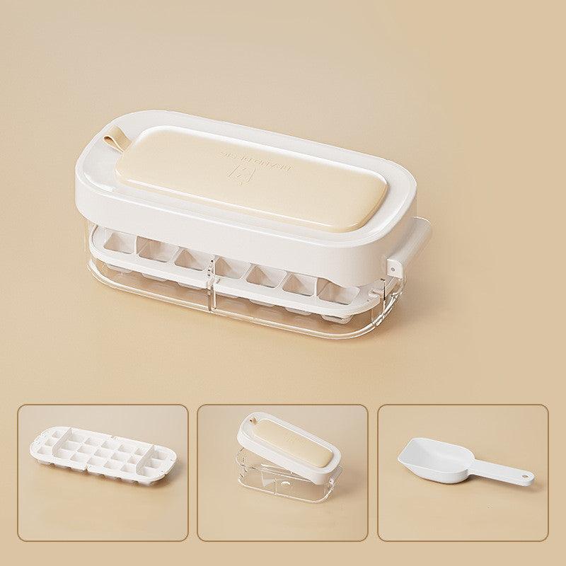 Ice Box Ice Cube Tray Grid High Capacity Food Grade Kitchen Gadgets - fadidesign