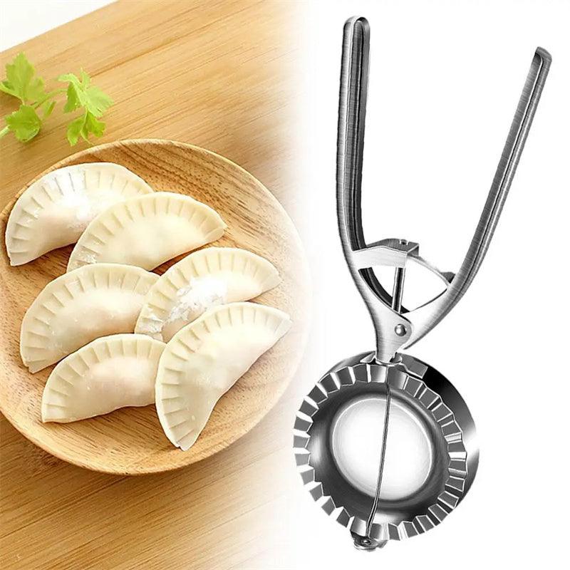 Kitchen Dumpling Mold Stainless Steel Dumpling Machine Pressing Home Baking Tool Skin Press Tool Dumpling Noodle Manual Kitchen Gadgets - fadidesign