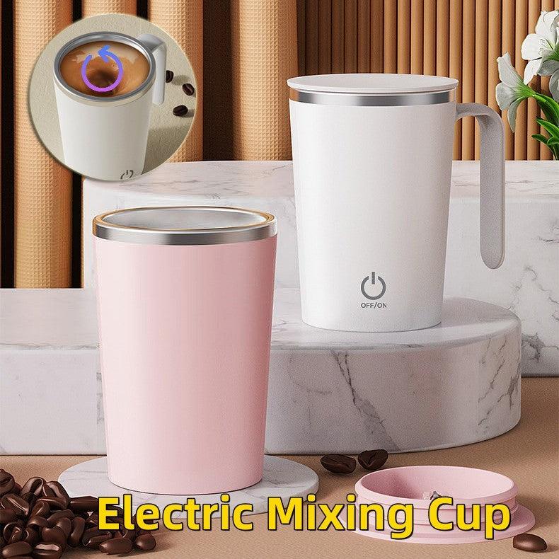 Kitchen Electric Mixing Cup Stirring Coffee Cup Automatic Mixing Mugs Cup Lazy Rotating Magnetic Water Cup - fadidesign