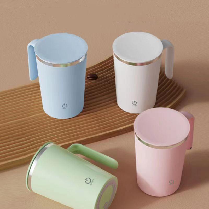 Kitchen Electric Mixing Cup Stirring Coffee Cup Automatic Mixing Mugs Cup Lazy Rotating Magnetic Water Cup - fadidesign