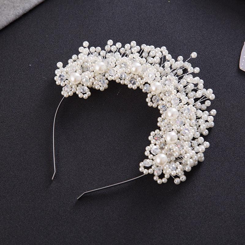 Korean Bridal Hair Accessories, Pearl Headbands, Hair Bands, Head Flowers, Wedding Accessories, Flowers, Wedding Accessories - fadidesign