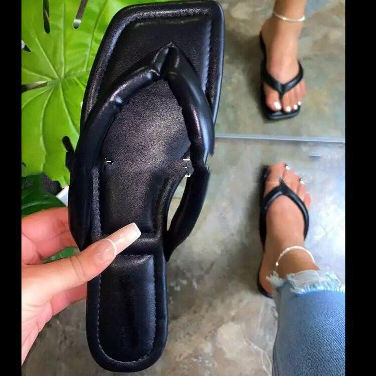 Ladies Casual Summer Flat Beach Slippers Women Slippers - fadidesign