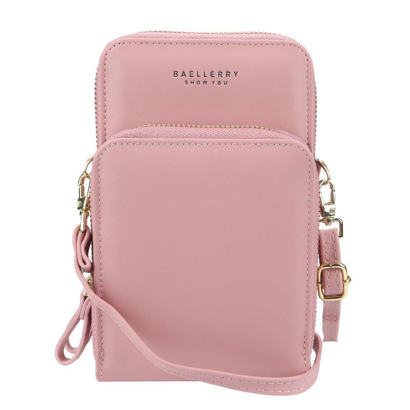 Large Capacity Crossbody Shoulder Bags For Women Fashion Zipper Mobile Phone Bag - fadidesign