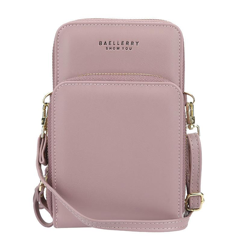 Large Capacity Crossbody Shoulder Bags For Women Fashion Zipper Mobile Phone Bag - fadidesign