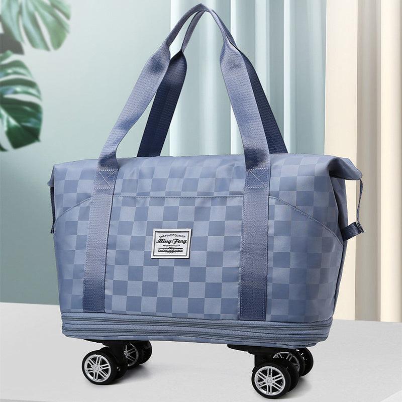 Large Capacity Travel Bags Dry Wet Separation Expansion Double Layer Luggage Totes Women - fadidesign