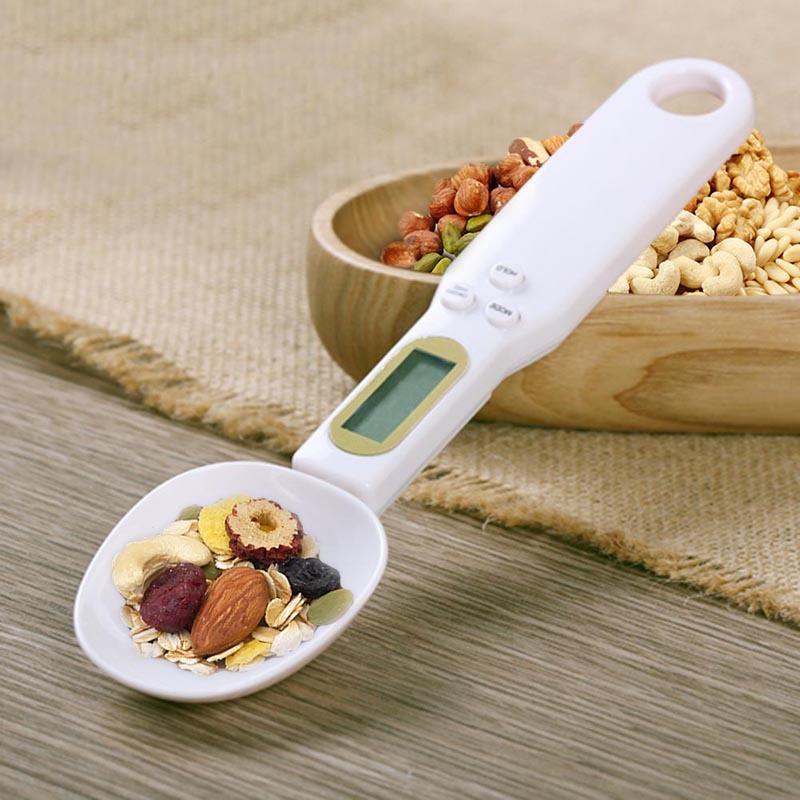 LCD Digital Kitchen Scale Electronic Cooking Food Weight Measuring Spoon Grams Coffee Tea Sugar Spoon Scale Kitchen Tools - fadidesign