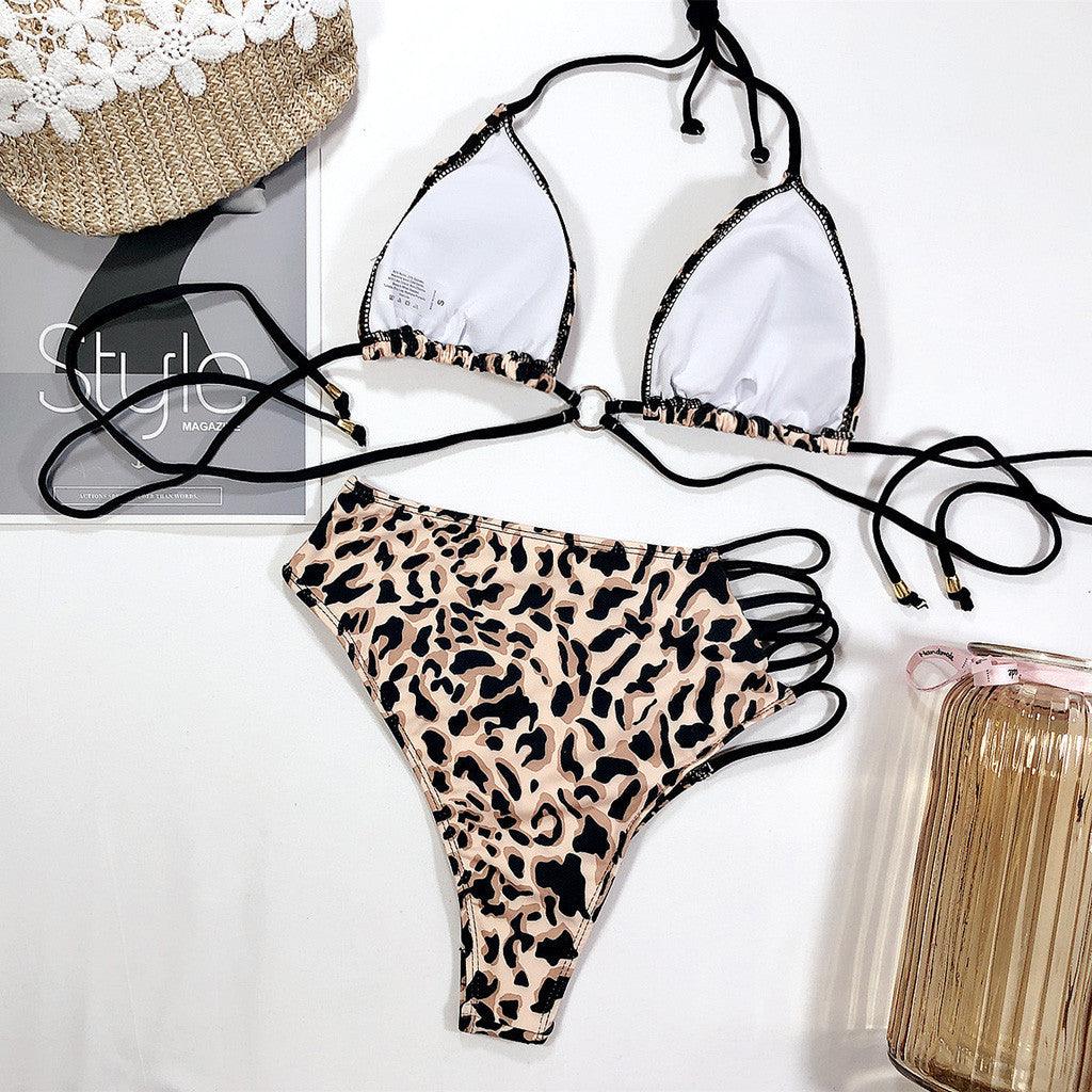 Leopard print swimsuit swimsuit bikini - fadidesign