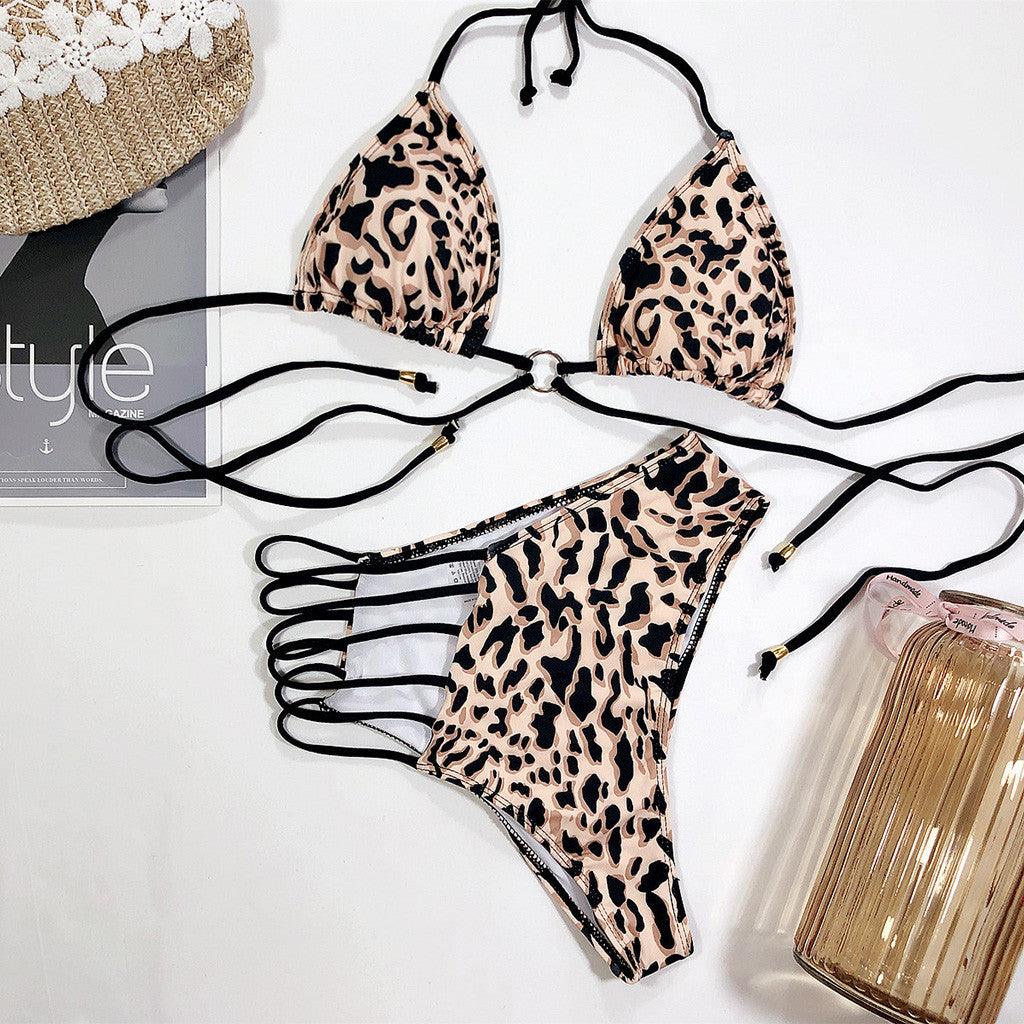 Leopard print swimsuit swimsuit bikini - fadidesign