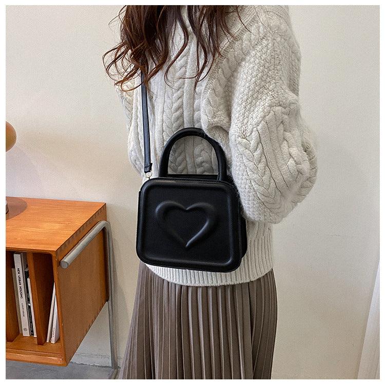 Love Small Square Bag Casual Fashion Shoulder Crossbody Bags - fadidesign