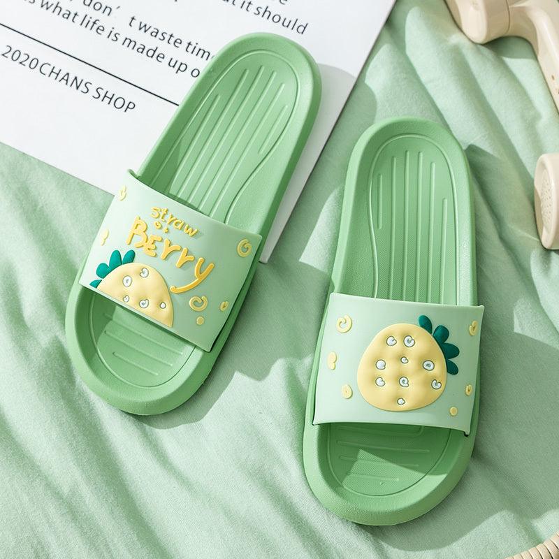 Lovely Slippers Women''S Summer Fashion Wear Bath Antiskid Men''S Home Couple Cool Slippers Stepping On Excrement Feeling Indoor - fadidesign