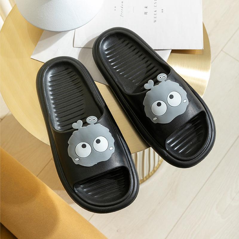 Lovely Slippers Women''S Summer Fashion Wear Bath Antiskid Men''S Home Couple Cool Slippers Stepping On Excrement Feeling Indoor - fadidesign